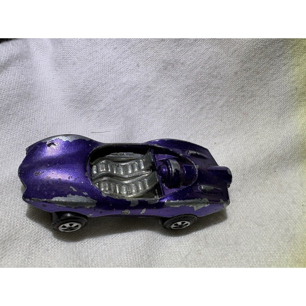 Vintage 1969 Redline Johnny Lightning Custom Turbine Topper Purple Diecast
